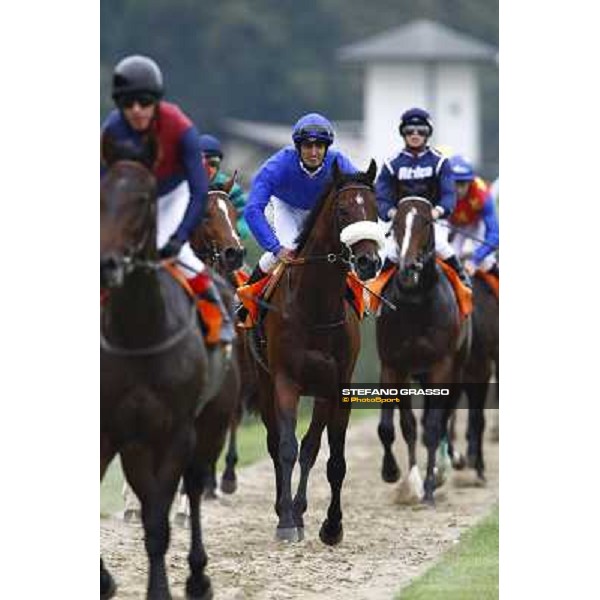 Ahmed Ajtebi and Biondetti win the Gran Criterium Milan - San Siro racetrack, 9th october 2010 ph. Stefano Grasso