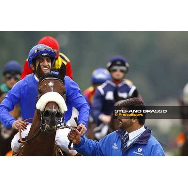 Ahmed Ajtebi and Biondetti win the Gran Criterium Milan - San Siro racetrack, 9th october 2010 ph. Stefano Grasso