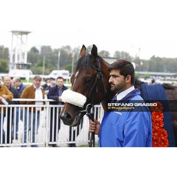 Ahmed Ajtebi and Biondetti win the Gran Criterium Milan - San Siro racetrack, 9th october 2010 ph. Stefano Grasso