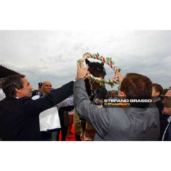 77° Derby Italiano del Trotto Varenne In Tour - Prize ceremony Rome, 10th october 2004 ph. Stefano Grasso