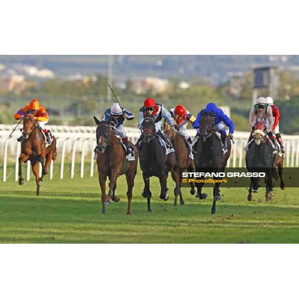 Umberto Rispoli on Aoife Alainn wins the Premio Lydia Tesio Rome, Capannelle racetrack, 24th oct. 2010 ph. Stefano Grasso