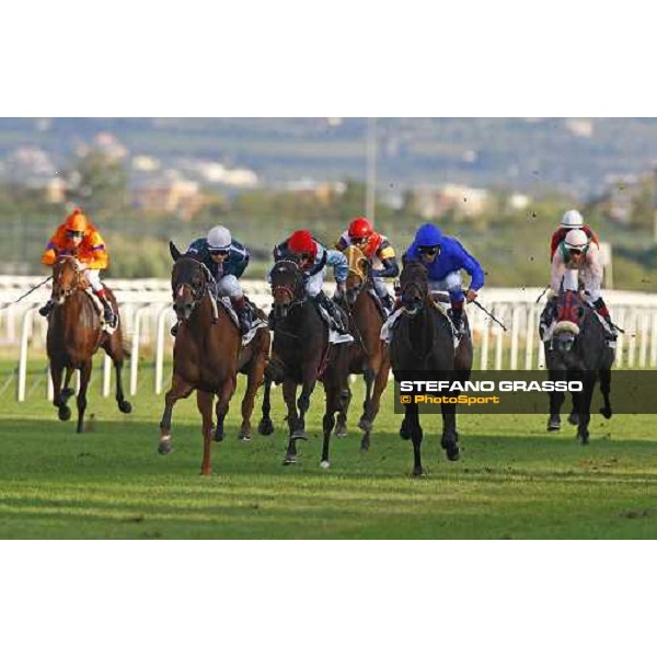 Umberto Rispoli on Aoife Alainn wins the Premio Lydia Tesio Rome, Capannelle racetrack, 24th oct. 2010 ph. Stefano Grasso