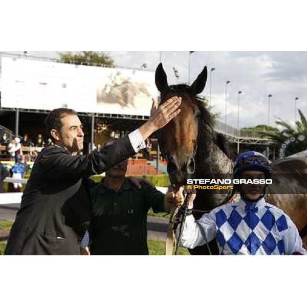 Christian Demuro on Ransom Hope wins the Premio Nearco Rome, Capanelle racetrack, 24th oct. 2010 ph. Stefano Grasso