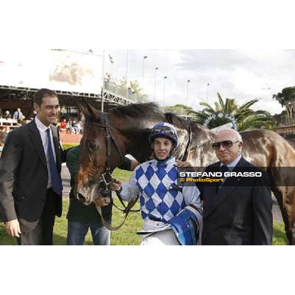 Christian Demuro on Ransom Hope wins the Premio Nearco Rome, Capanelle racetrack, 24th oct. 2010 ph. Stefano Grasso