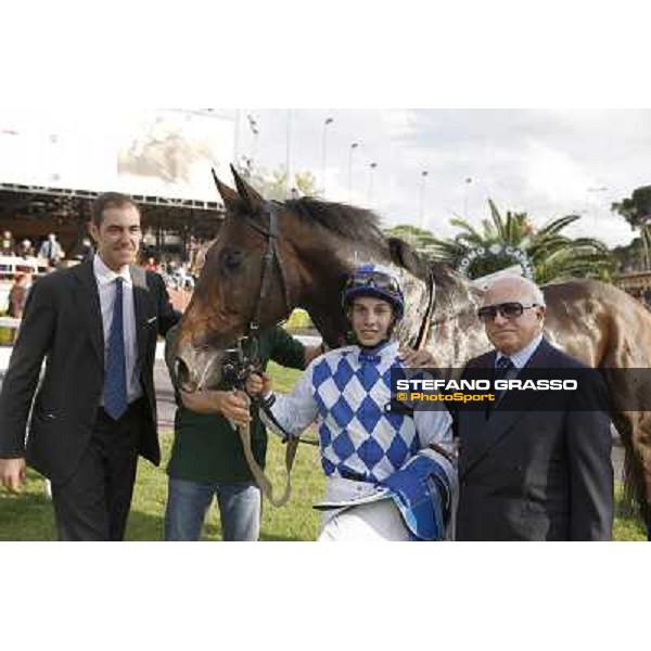 Christian Demuro on Ransom Hope wins the Premio Nearco Rome, Capanelle racetrack, 24th oct. 2010 ph. Stefano Grasso