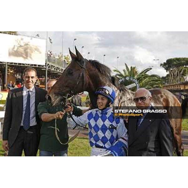 Christian Demuro on Ransom Hope wins the Premio Nearco Rome, Capanelle racetrack, 24th oct. 2010 ph. Stefano Grasso