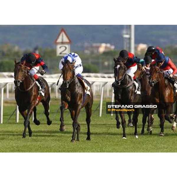 Christian Demuro on Ransom Hope wins the Premio Nearco Rome, Capanelle racetrack, 24th oct. 2010 ph. Stefano Grasso