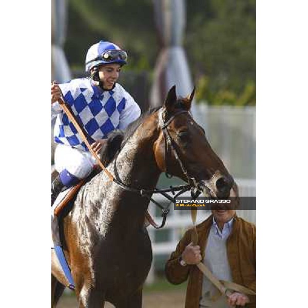 Christian Demuro on Ransom Hope wins the Premio Nearco Rome, Capanelle racetrack, 24th oct. 2010 ph. Stefano Grasso
