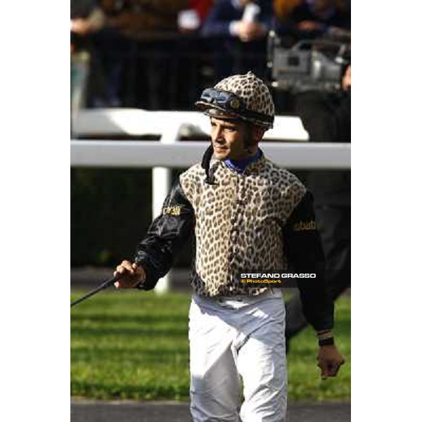 Dario Vargiu on Frankenstein wins the Premio Conte Felice Scheibler Rome, Capanelle racetrack, 24th oct. 2010 ph. Stefano Grasso
