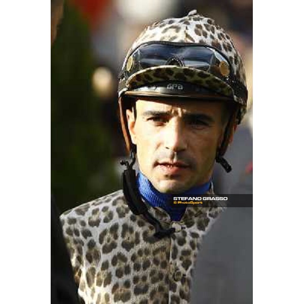 Dario Vargiu on Frankenstein wins the Premio Conte Felice Scheibler Rome, Capanelle racetrack, 24th oct. 2010 ph. Stefano Grasso