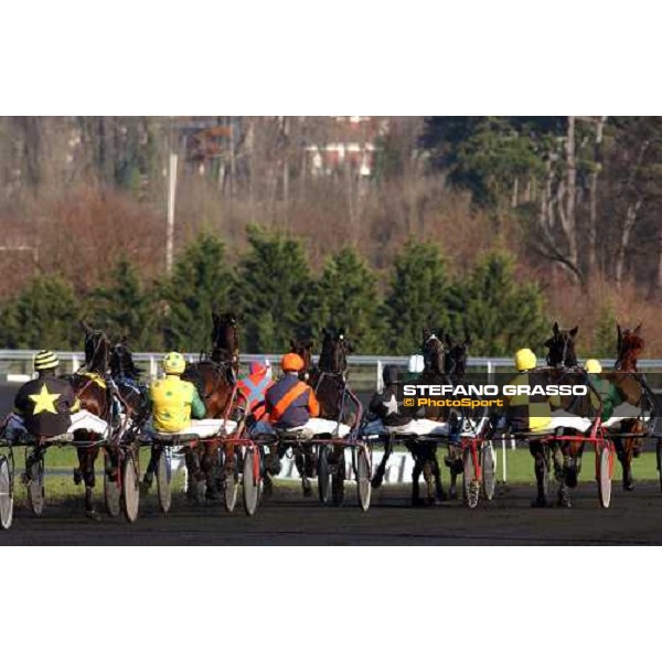 Paris Vincennes 2004 the horses on the downhill ph. Stefano Grasso
