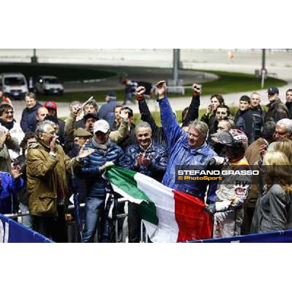 Roberto Vecchione with Nesta Effe wins the Gran Premio Paolo e Orsino Orsi Mangelli Milan, San Siro racetrack 1st nov. 2010 ph. Stefano Grasso