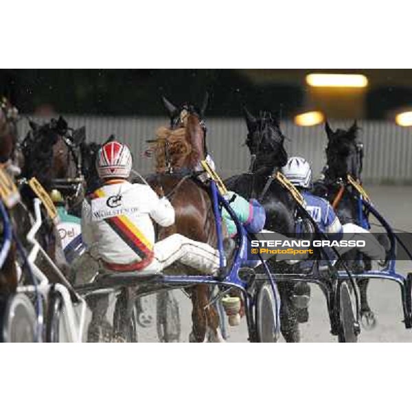 Roberto Vecchione with Nesta Effe wins the Gran Premio Paolo e Orsino Orsi Mangelli Milan, San Siro racetrack 1st nov. 2010 ph. Stefano Grasso