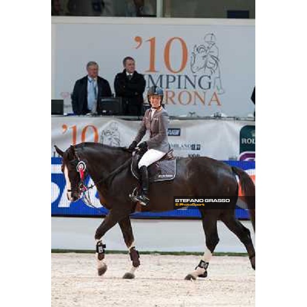 Meredith Michaels-Beerbaum , 2nd placed in the Rolex Fei World Cup Jumping- Verona Fieracavalli 2010 Verona, 7th nov. 2010 ph. Stefano Grasso