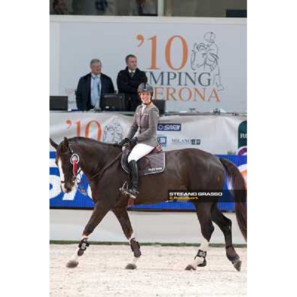Meredith Michaels-Beerbaum , 2nd placed in the Rolex Fei World Cup Jumping- Verona Fieracavalli 2010 Verona, 7th nov. 2010 ph. Stefano Grasso