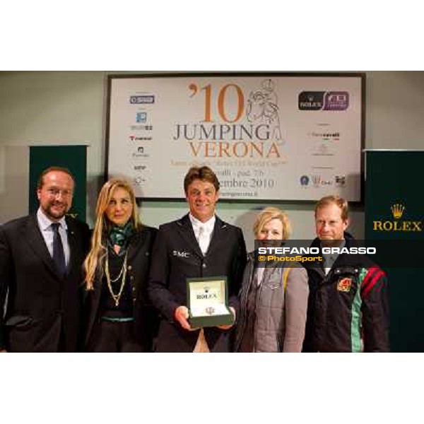 \'10 Jumping Verona - Rolex Fei World Cup Jumping avv. Andrea Paul Gross - on. Francesca Martini - Jeroen Dubbeldam -. Meredith Michaels Beermaum - Rolf Goran Bengtsson Verona, 7th november 2010 ph. Stefano Grasso