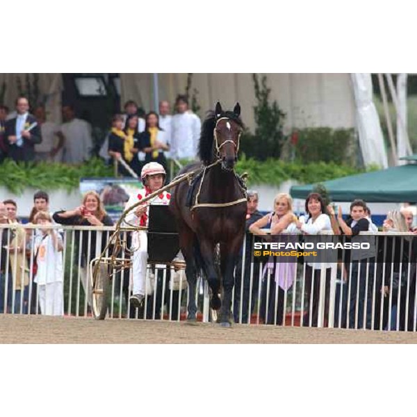 77° Derby Italiano del Trotto Varenne and Giampaolo Minnucci Rome, 10th october 2004 ph. Stefano Grasso