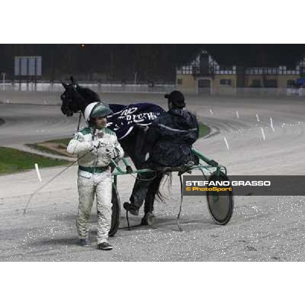 Gran Criterium \'Memorial Piero Biondi\' - Federico Esposito with Opal Brown Milan - San Siro racetrack, 14th nov. 2010 ph. Stefano Grasso