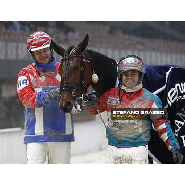 Pietro Gubellini with Otras Bi wins the Gran Criterium Filly Milan - San Siro racetrack, 14th nov. 2010 ph. Stefano Grasso