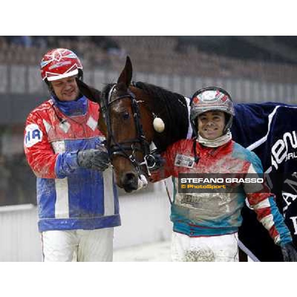 Pietro Gubellini with Otras Bi wins the Gran Criterium Filly Milan - San Siro racetrack, 14th nov. 2010 ph. Stefano Grasso