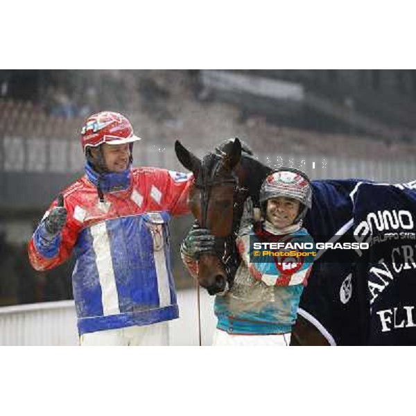 Pietro Gubellini with Otras Bi wins the Gran Criterium Filly Milan - San Siro racetrack, 14th nov. 2010 ph. Stefano Grasso