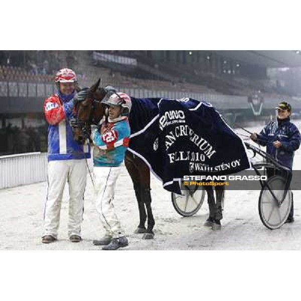 Pietro Gubellini with Otras Bi wins the Gran Criterium Filly Milan - San Siro racetrack, 14th nov. 2010 ph. Stefano Grasso