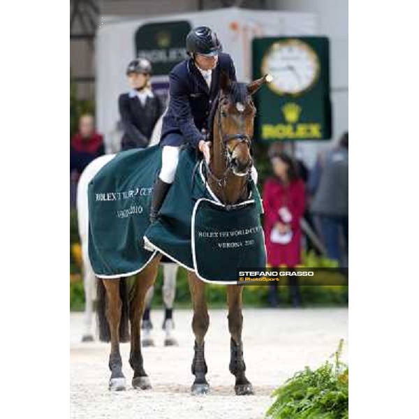 \'10 Jumping Verona - Rolex Fei World Cup Jumping the winner Jeroen Dubbeldam on BMC Van Grunsven Simon Verona, 7th november 2010 ph. Stefano Grasso