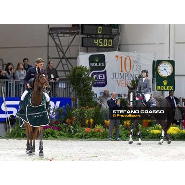 \'10 Jumping Verona - Rolex Fei World Cup Jumping Jeroen Dubbeldam on BMC Van Grunsven Simon and Meredith Michaels-Beerbaum Verona, 7th november 2010 ph. Stefano Grasso