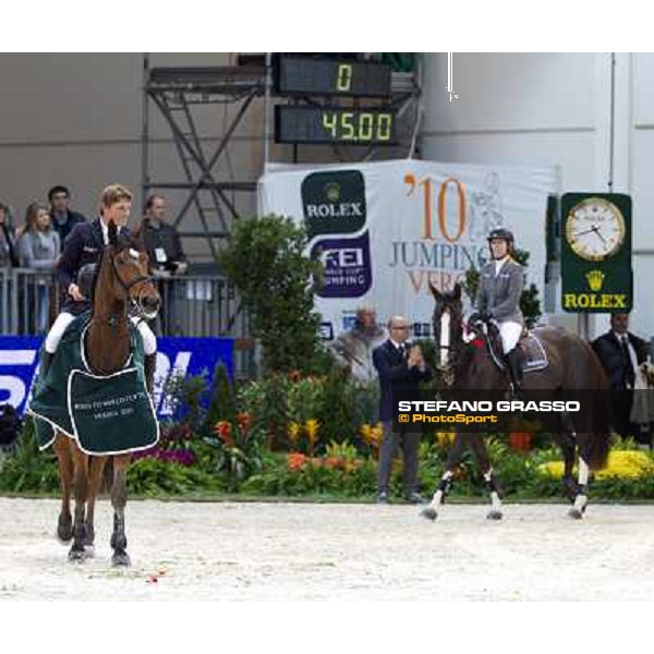 \'10 Jumping Verona - Rolex Fei World Cup Jumping Jeroen Dubbeldam on BMC Van Grunsven Simon and Meredith Michaels-Beerbaum Verona, 7th november 2010 ph. Stefano Grasso