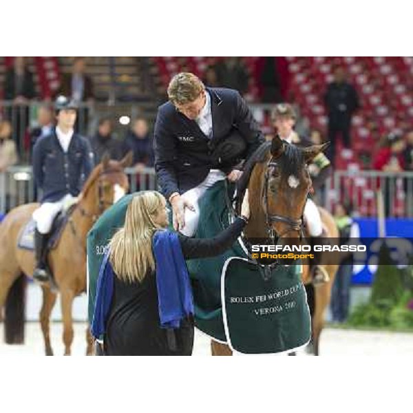\'10 Jumping Verona - Rolex Fei World Cup Jumping the winner Jeroen Dubbeldam on BMC Van Grunsven Simon Verona, 7th november 2010 ph. Stefano Grasso
