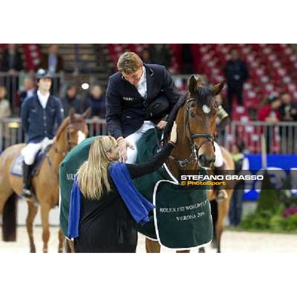 \'10 Jumping Verona - Rolex Fei World Cup Jumping the winner Jeroen Dubbeldam on BMC Van Grunsven Simon Verona, 7th november 2010 ph. Stefano Grasso