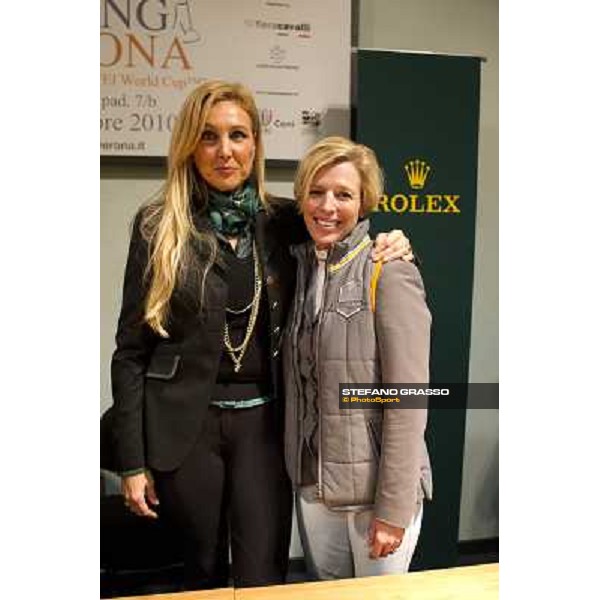 \'10 Jumping Verona - Rolex Fei World Cup Jumping on. Francesca Martini and Meredith Michaels-Beerbaum Verona, 7th november 2010 ph. Stefano Grasso