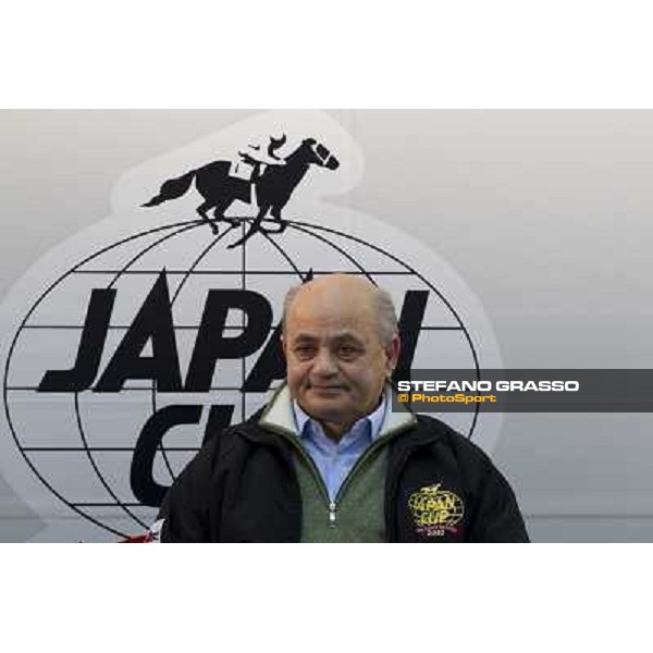 the trainer Vittorio Caruso during the press conference at Fuchu racecourse Tokyo, 25th nov. 2010 ph. Stefano Grasso