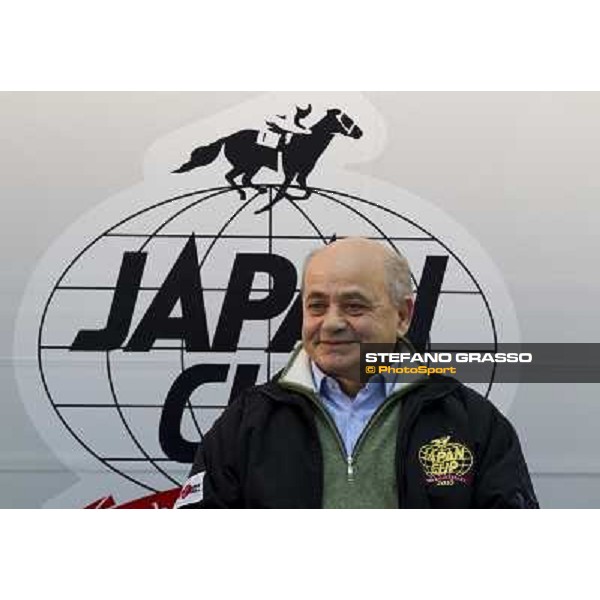 the trainer Vittorio Caruso during the press conference at Fuchu racecourse Tokyo, 25th nov. 2010 ph. Stefano Grasso