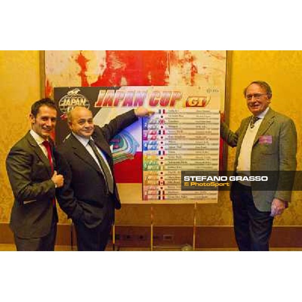 Mirco Demuro, Vittorio Caruso and Diego Romeo at the Gala Dinner party of the 30th Japan Cup Tokyo, Ritz Carlton Hotel - 25th nov. 2010 ph. Stefano Grasso