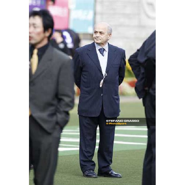 Vittorio Caruso in the paddock of the Japan Cup Tokyo- Fuchu racecourse, 28th nov. 2010 ph. Stefano Grasso