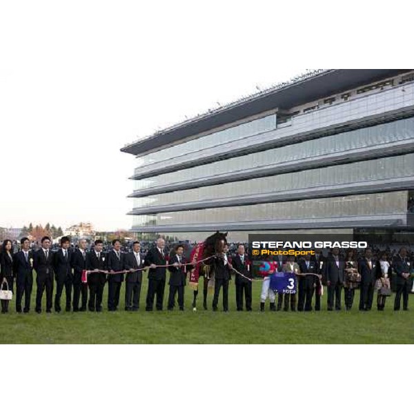 Shiniji Fujita on Transcend wins th Japan Cup Dirt Osaka - Hanshin racecourse, 5th dec. 2010 ph. Stefano Grasso
