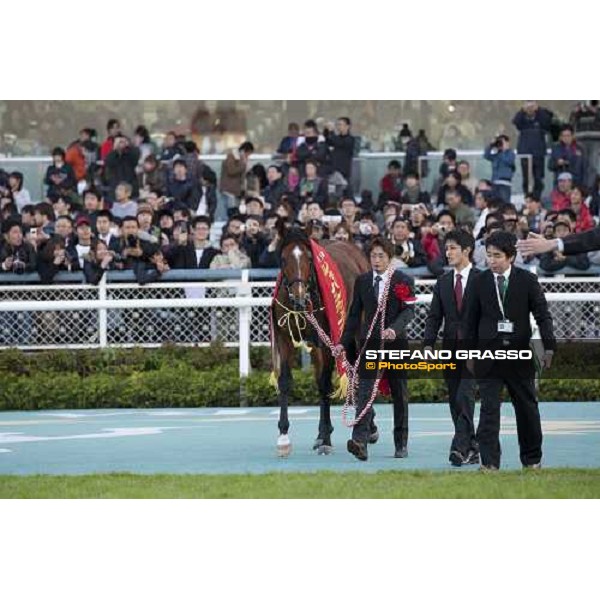 Shiniji Fujita on Transcend wins th Japan Cup Dirt Osaka - Hanshin racecourse, 5th dec. 2010 ph. Stefano Grasso