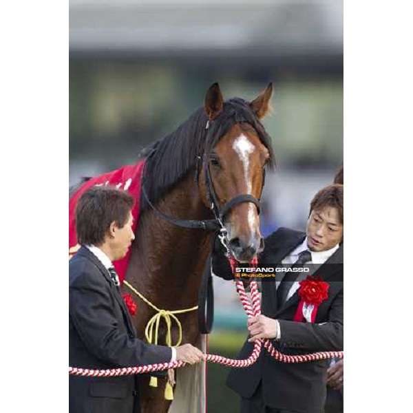 Shiniji Fujita on Transcend wins th Japan Cup Dirt Osaka - Hanshin racecourse, 5th dec. 2010 ph. Stefano Grasso