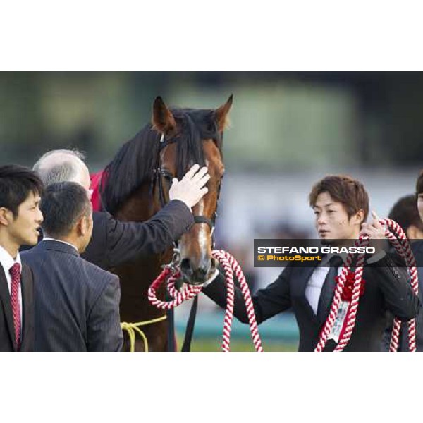 Shiniji Fujita on Transcend wins th Japan Cup Dirt Osaka - Hanshin racecourse, 5th dec. 2010 ph. Stefano Grasso
