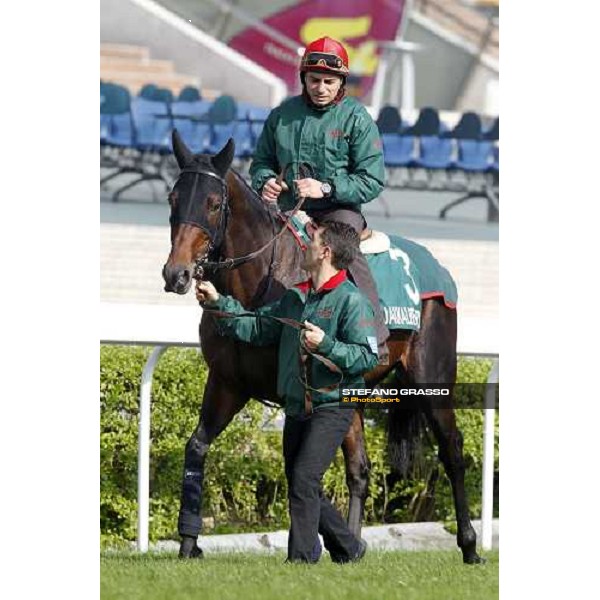 Morning trackworks at Sha Tin racetrack - Endo Botti and Jakkalberry Hong Kong- Sha Tin, 8th dec. 2010 ph. Stefano Grasso