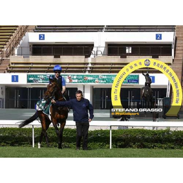 Morning trackworks at Sha Tin racetrack - Mastery Hong Kong- Sha Tin, 8th dec. 2010 ph. Stefano Grasso