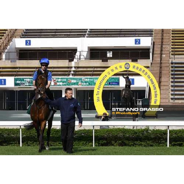 Morning trackworks at Sha Tin racetrack - Mastery Hong Kong- Sha Tin, 8th dec. 2010 ph. Stefano Grasso