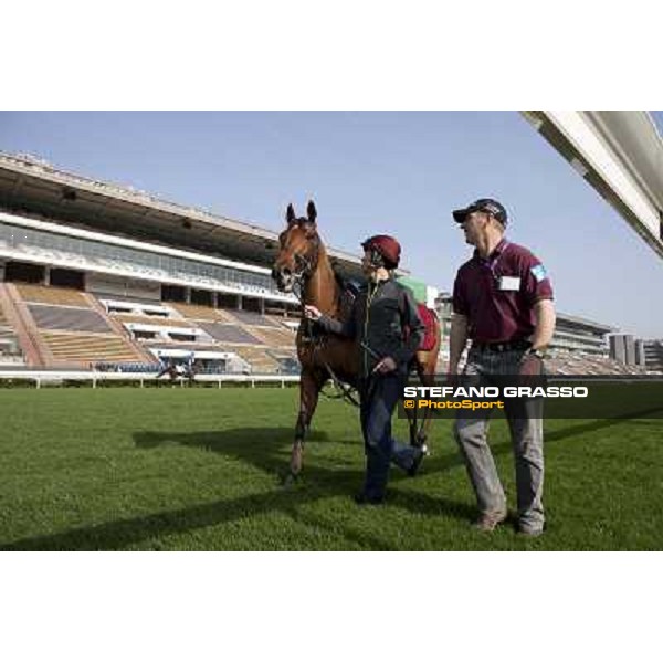 Morning trackworks at Sha Tin racetrack - Beethoven Hong Kong- Sha Tin, 8th dec. 2010 ph. Stefano Grasso