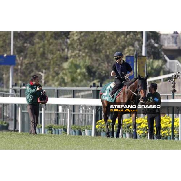 Morning track works at Sha Tin racecourse - Jakkalberry Hong Kong- Sha Tin, 9th dec. 2010 ph. Stefano Grasso