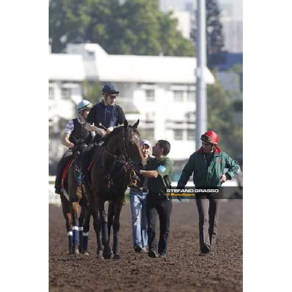 Morning track works at Sha Tin racecourse - Jakkalberry Hong Kong- Sha Tin, 9th dec. 2010 ph. Stefano Grasso