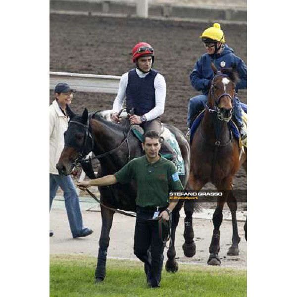 Morning track works at Sha Tin racecourse - Endo Botti on Jakkalberry Hong Kong- Sha Tin, 10th dec. 2010 ph. Stefano Grasso