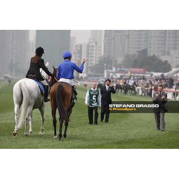 Frankie Dettori on Mastery wins the Cathay Pacific Hong Kong Vase Hong Kong- Sha Tin, 12th dec. 2010 ph. Stefano Grasso