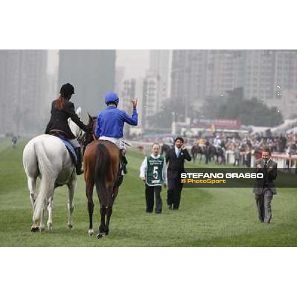 Frankie Dettori on Mastery wins the Cathay Pacific Hong Kong Vase Hong Kong- Sha Tin, 12th dec. 2010 ph. Stefano Grasso