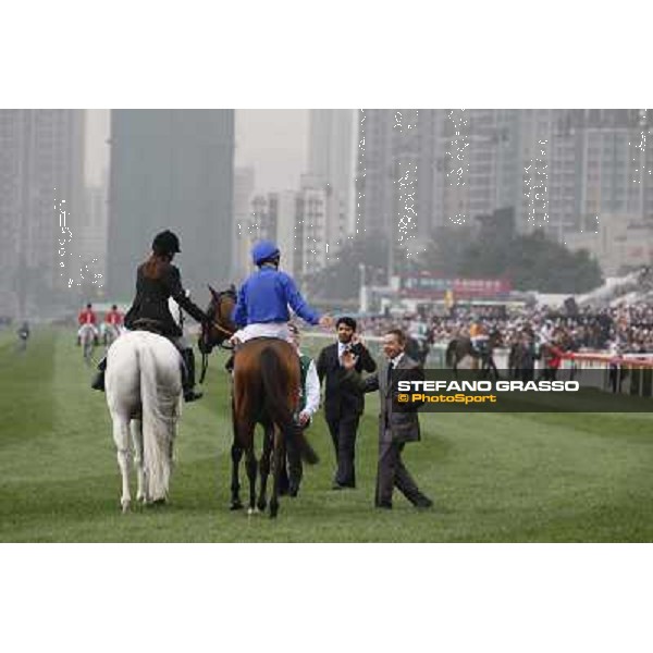 Frankie Dettori on Mastery wins the Cathay Pacific Hong Kong Vase Hong Kong- Sha Tin, 12th dec. 2010 ph. Stefano Grasso